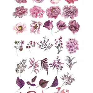 Small Pink Flowers Tattoo