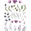 Small Purple Flower Tattoo