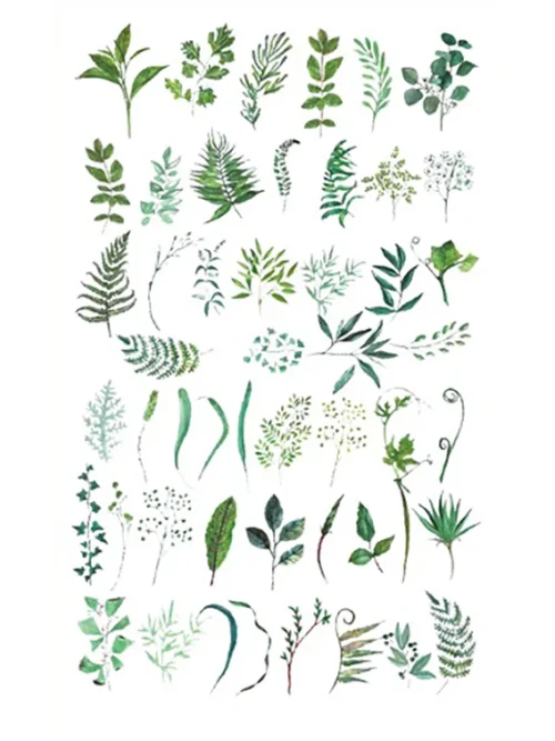 Greeneries Temporary Tattoo
