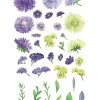 Purple Small Flowers Tattoo