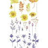 Yellow Small Flowers Tattoo