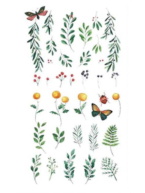 Butterfly Greeneries Tattoo