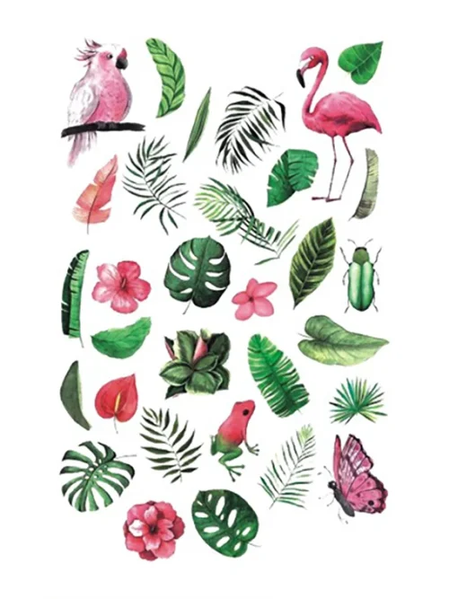 Leaves Temporary Tattoo