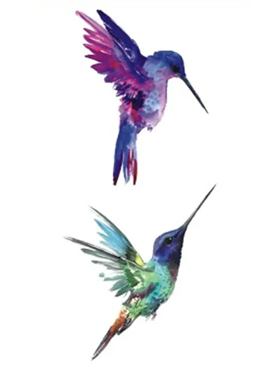 Long Mouthed Hummingbird Tattoo