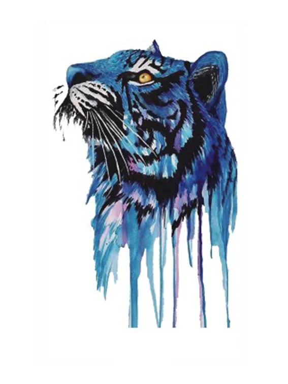 Blue Tiger Tattoo