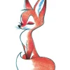 Sleeping Fox Tattoo