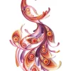Waving Phoenix Tattoo
