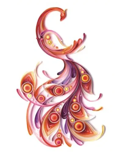 Waving Phoenix Tattoo