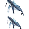 Human and Whale Tattoo