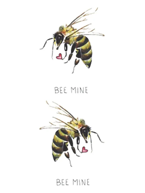 Love Bee Tattoo
