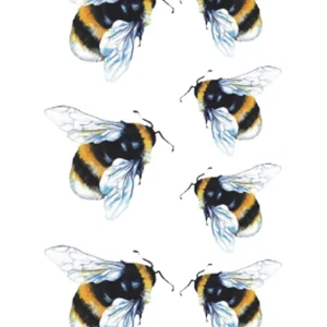 Eight Bee Temporary Tattoo