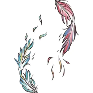 Elegant Feather Tattoo