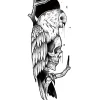 Barn Owl Skull Tattoo