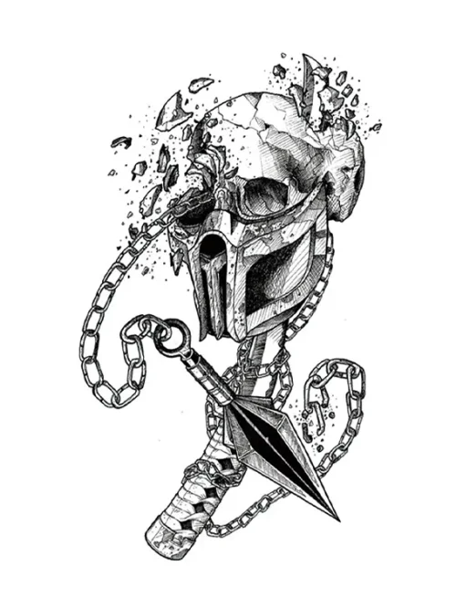 Chain Smashing Tattoo