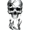 Separated Jaw Tattoo