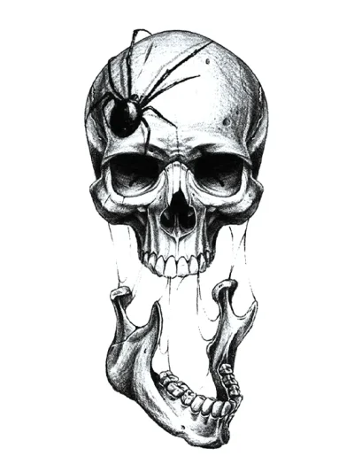 Separated Jaw Tattoo