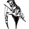 Death Scythe Temporary Tattoo