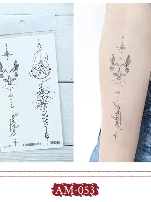 Grateful Birds Temporary Tattoo