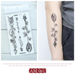 Bowknot Arrow Tattoo