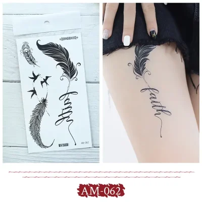 Faith Feather Tattoo