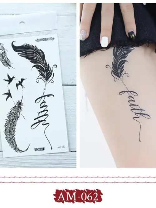 Faith Feather Tattoo