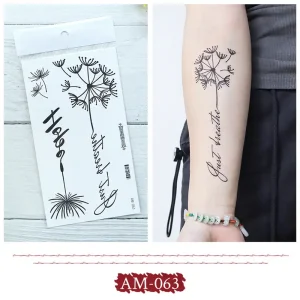 Just breathe Temporary Tattoo
