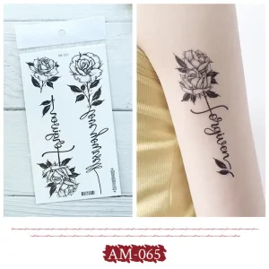 Forgiven and Love yourself Tattoo
