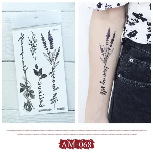 Love Myself Flower Tattoo