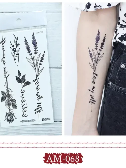 Love Myself Flower Tattoo