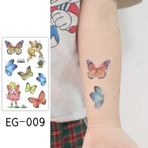 Glitter Ladybugs Tattoo