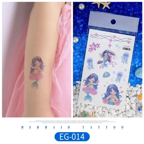 Cartoon Mermaid Tattoo