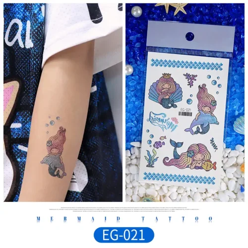 Sleeping Mermaid Tattoo