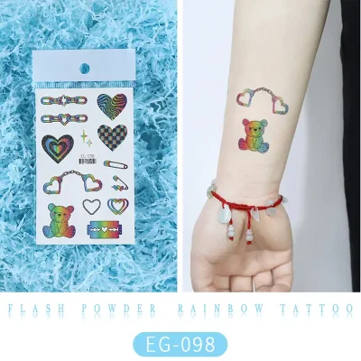 Rainbow Bear Tattoo