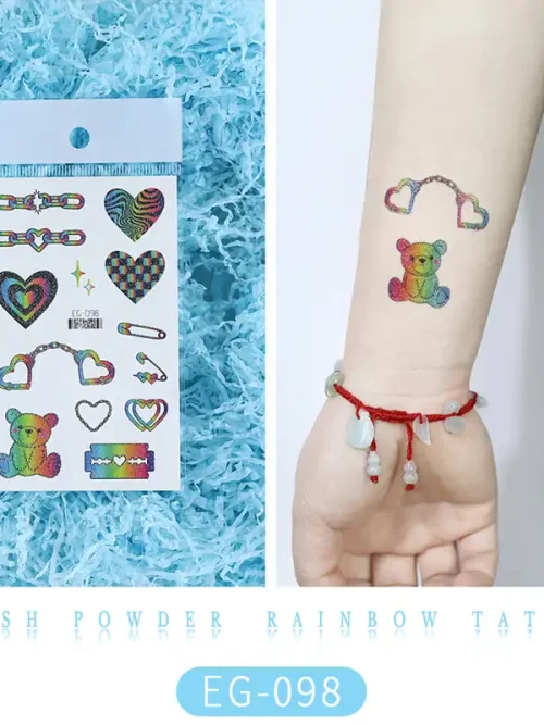 Rainbow Bear Tattoo