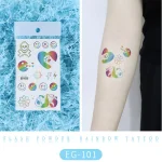 Emote Rainbow Tattoo