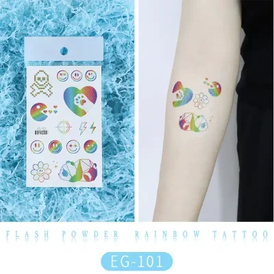 Emote Rainbow Tattoo