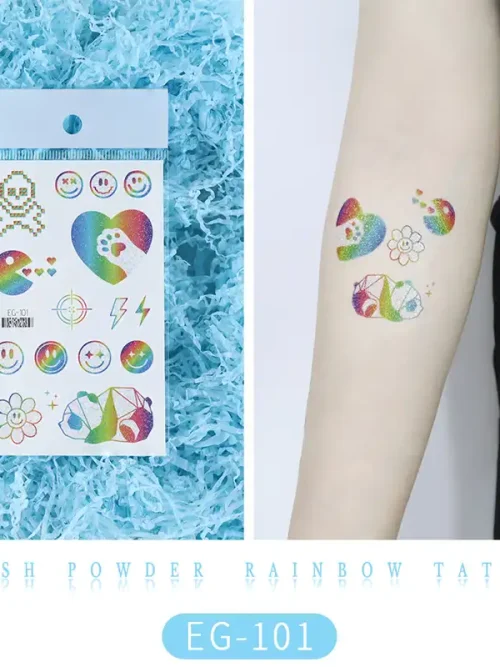 Emote Rainbow Tattoo