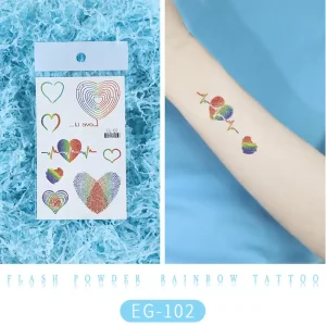 Fingerprint Heart Shaped Tattoo