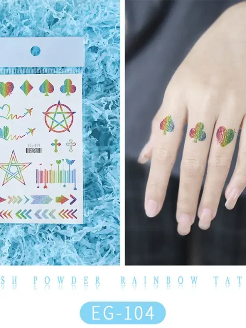 Poker Rainbow Tattoo