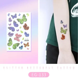 Sparkling Little Butterfly Tattoo