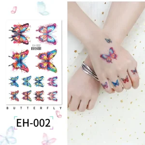 Butterflies Temporary Tattoo