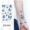 Blue Milky Way Butterfly Tattoo