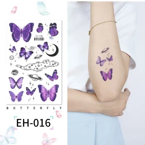 Planet Butterfly Tattoo