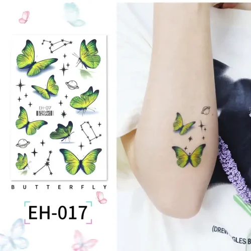 Constellation Butterfly Tattoo