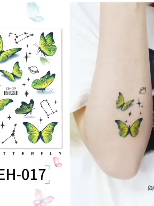 Constellation Butterfly Tattoo