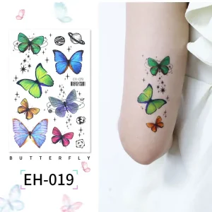 Milky Way Butterfly Tattoo