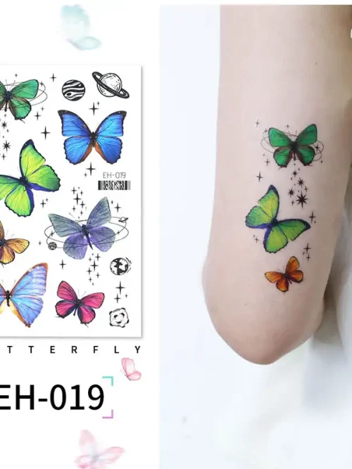 Milky Way Butterfly Tattoo