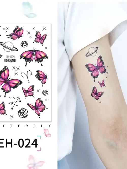 Milky Way Butterflies tattoo
