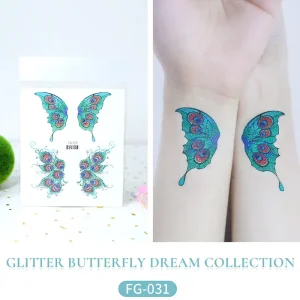 Peacock Wing Tattoo