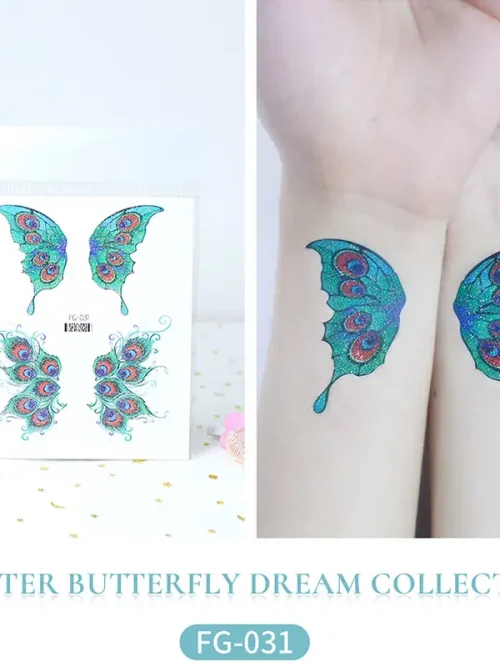 Peacock Wing Tattoo